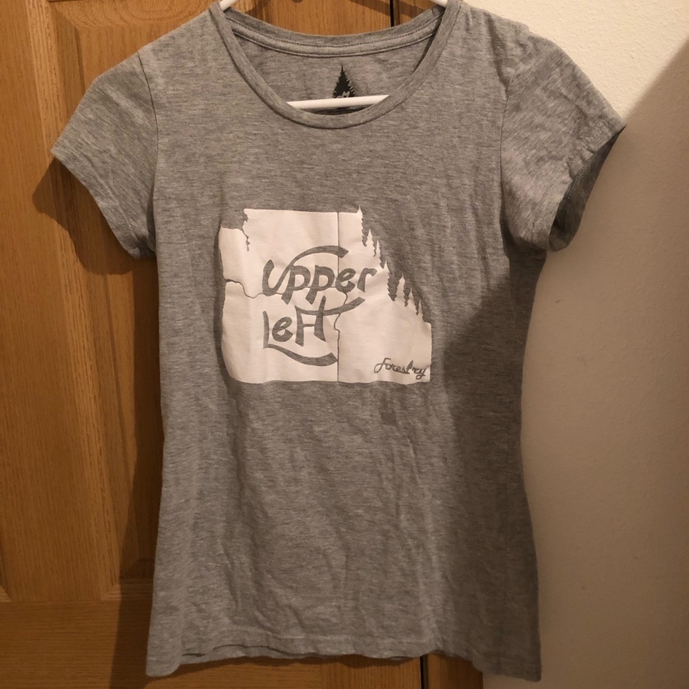 Upper left forestry t-shirt